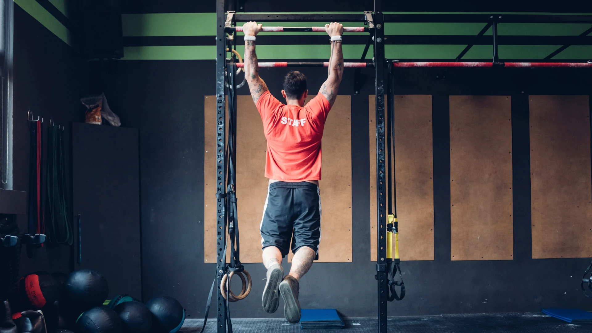Zona funcional en el gimnasio